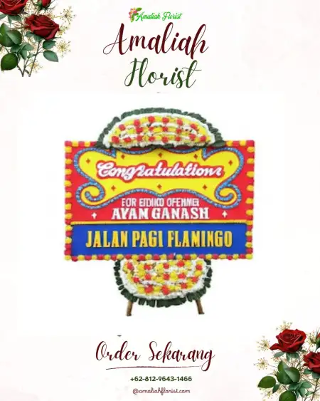 Sewa Papan Bunga Wanamekar
